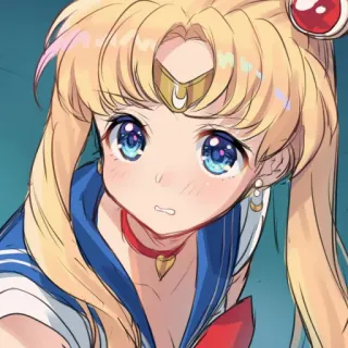 🌕 Sailor Moon Animé, Manga, Sailor Moon, Magical Girl, Dessin animé, Personnage, Art telegram sticker