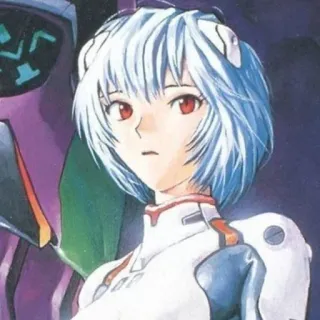 🌊 Rei Ayanami Neon Genesis Evangelion อนิเมะ, มังงะ, ตัวละคร, เรย์ อายานามิ, อีวานเกเลียน, อีวา, นักบิน telegram sticker