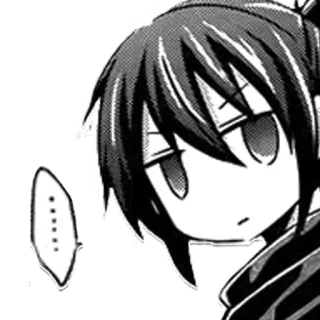 😶 Anime, Manga, Personaje, Expresión, aburrido, dormilón telegram sticker