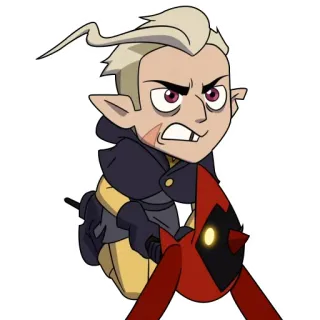 😠 Hunter The Owl House cazador, The Owl House, dibujos animados, animado telegram sticker