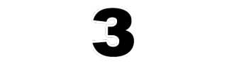 🔠 3 número, três, numérico, dígito whatsapp sticker