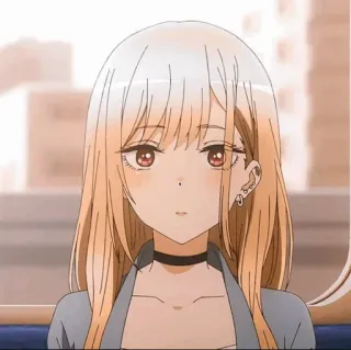 📓 Marin Kitagawa My Dress-Up Darling Anime, Mädchen, Süß, Marin Kitagawa, My Dress-Up Darling, Cartoon telegram sticker