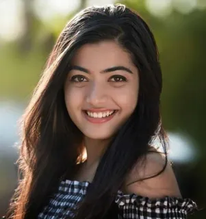 ❤️ Rashmika Mandanna Schauspielerin, indische Schauspielerin, Promi, Frau, Porträt telegram sticker