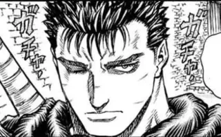 🖤 Guts Berserk manga, anime, sword, warrior, guts whatsapp sticker