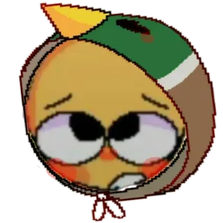 🤭 canard, emoji, autocollant, mignon whatsapp sticker