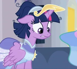 😖 Twilight Sparkle My Little Pony Пони, Мультфильм, Принцесса, Лошадь, Магия telegram sticker
