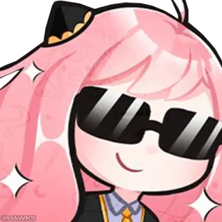 😎 Anya Forger Spy x Family Anime, Spy x Family, Anya, Forger, Sonnenbrille, Cartoon, Charakter telegram sticker