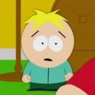 😢 Butters Stotch South Park Butters, South Park, hoạt hình, nhân vật, hài hước telegram sticker