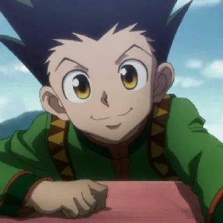 🙂 Gon Freecss Hunter x Hunter anime, manga, gon, gon freecss, hunter x hunter, character telegram sticker