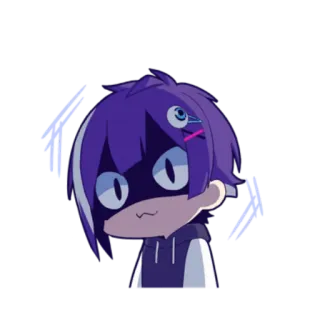 🤬 动漫, 可爱, 卡通, Q版, 眼睛 telegram sticker