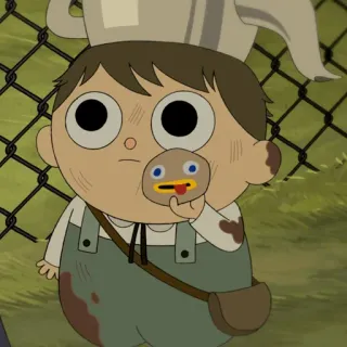 🍫 Wirt Over the Garden Wall 卡通, 动画, 角色, 花园墙外, 沃特, 电视剧 telegram sticker
