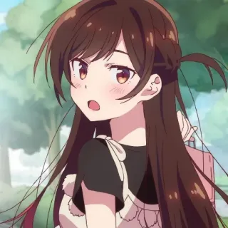 👀 Chizuru Ichinose Rent-A-Girlfriend Anime, Rent-a-Girlfriend, Chizuru Ichinose, Manga, Carino, Ragazza telegram sticker