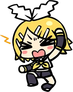 Hatsune Miku and the Piapro Family :: @line_stickers telegram stickers