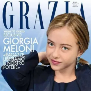 💁‍♀️ Giorgia Meloni Grazia GRAZI
Verso l'8 marzo
ESCLUSIVO
GIORGIA
MELONI
<<RAGAZZE,
LIBERIAMO
IL NOSTRO
POTERE>> Portada de revista, Giorgia Meloni, Política, Revista italiana, Grazia, Retrato telegram sticker