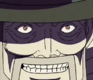 😬 Anime, Manga, Dibujos animados, Personaje, Villano, Cara, Hombre telegram sticker