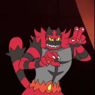 👌 Incineroar Pokemon pokemon, incineroar, fire, fighting, cat, anime, cartoon telegram sticker