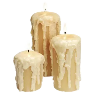 🕯 양초, 왁스, 흐르는 왁스, 불꽃, 빛 telegram sticker