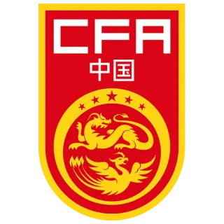 🇨🇳 Chinese Football Association CFA 中国 Chinese Football Association, CFA, China, football, soccer, dragon, phoenix, logo, crest, sports telegram sticker