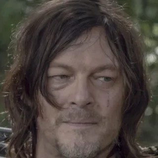 🙂 Daryl Dixon The Walking Dead Daryl Dixon, The Walking Dead, personagem, retrato, série de TV telegram sticker