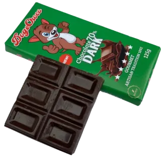 🍫 doge DogeChoco
NEW!
Chocolate 70% DARK
GOURMET ARTISAN TRADITION 125g czekolada, doge, cukierki, czekolada gorzka, deser, jedzenie telegram sticker