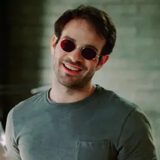 😆 Matt Murdock Daredevil Draufgänger, Matt Murdock, Marvel, Superheld, Anwalt, Blind telegram sticker