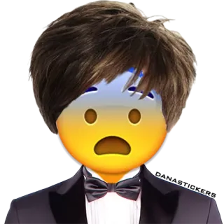 😨 Эмодзи, Лицо, Голова, Выражение, Испуганный, Встревоженный telegram sticker