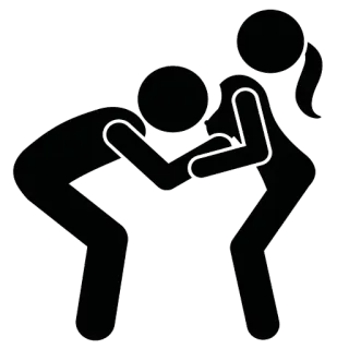 😇 wrestling, walka, sport, kontakt, zapasy telegram sticker