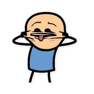 😝 Cyanide and Happiness, Cartoon, Drôle, Sticker, Humour, Offensant whatsapp sticker