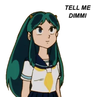 🙂 TELL ME DIMMI telegram sticker