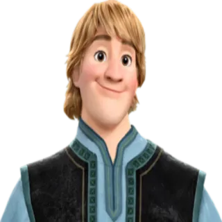 🙂 Kristoff Frozen クリストフ, アナと雪の女王, ディズニー, アニメ, 映画, キャラクター telegram sticker