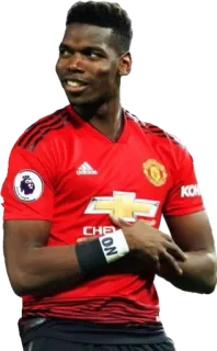 🇫🇷 Paul Pogba NO футбол, футбол, спортсмен, манчестер юнайтед, спорт, игрок telegram sticker