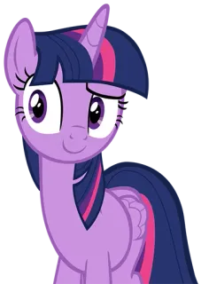 😏 Twilight Sparkle My Little Pony Twilight Sparkle, My Little Pony, Cartoon, Pony, Freundschaft telegram sticker
