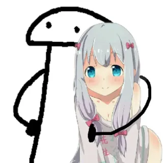 ❤️ 先生 Anime, Dibujos animados, Lindo, Arte, Divertido, Pegatina, Ilustración telegram sticker