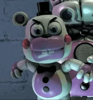 ⛓ Helpy Five Nights at Freddy's Helpy, Five Nights at Freddy's, FNAF, personnage, ours, animatronique whatsapp sticker