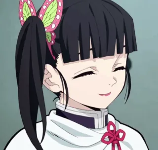 🌸 Kanao Tsuyuri Demon Slayer anime, demon slayer, kanao tsuyuri, manga telegram sticker