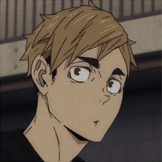 🍯 anime, zszokowany, kreskówka, portret, śmieszne, mem telegram sticker