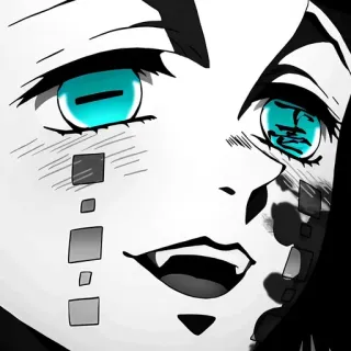 🖤 Enmu Demon Slayer Anime, Demone, Demon Slayer, Enmu, Cattivo whatsapp sticker