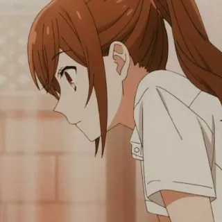 ♨️ 动漫, 女孩, 校服, 卡通, 肖像 whatsapp sticker
