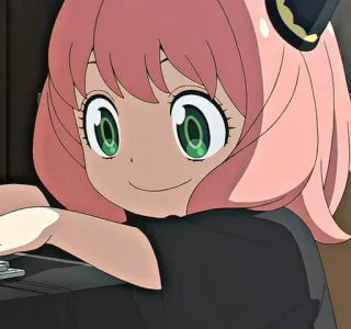 🎟 Anya Forger Spy × Family アニメ, SPY×FAMILY, アーニャ, かわいい, フォージャー, カワイイ telegram sticker