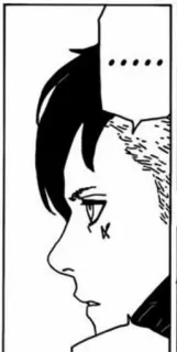 🪐 动漫, 漫画, 侧脸, 角色, 表情, 漫画 telegram sticker