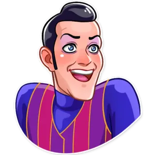 😃 Robbie Rotten LazyTown 罗比·罗滕, LazyTown, 卡通, 反派, 贴纸 telegram sticker