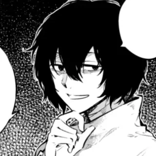 🎉 Osamu Dazai Bungou Stray Dogs Anime, Mangá, Personagem, Bungou Stray Dogs, Osamu Dazai, Dazai telegram sticker