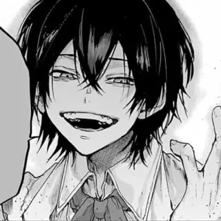 ⛓ Manga, Anime, Lächeln, Fröhlich, Charakter, Illustration telegram sticker