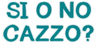 😳 SI O NO
CAZZO? italiano, gírias, palavrão whatsapp sticker