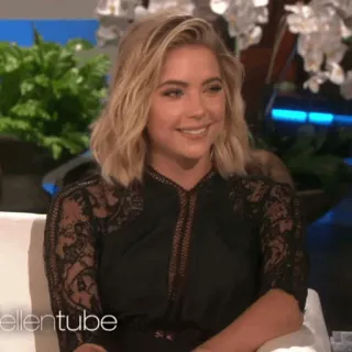 🍪 ellentube ellentube, ashley benson, talk show telegram sticker