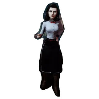 🤐 Elizabeth Bioshock Infinite Элизабет, Bioshock Infinite, Видеоигра, Персонаж telegram sticker