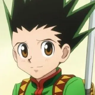 😅 Gon Freecss Hunter x Hunter anime, cartoon, gon freecss, hunter x hunter, manga telegram sticker