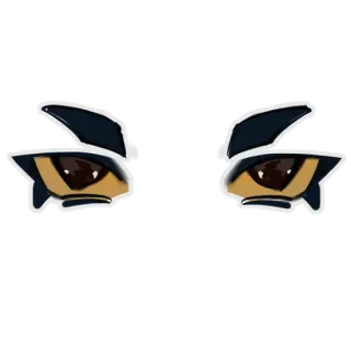 👀 ojos, ojos de animales, mirando fijamente, ojos de caricatura, animación, dibujo telegram sticker