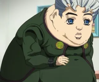 😐 Koichi Hirose JoJo's Bizarre Adventure anime, manga, jojo, koichi, witzig, charakter, aufkleber telegram sticker