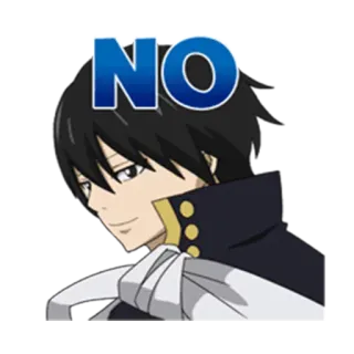 ❌ NO Нет, Отрицание, Запрет, Отказ, Несогласие telegram sticker